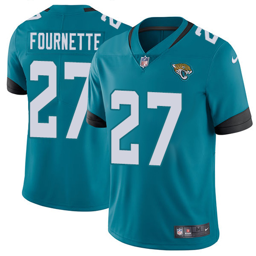 Nike Jacksonville Jaguars #27 Leonard Fournette Teal Green Alternate Men Stitched NFL Vapor Untouchable Limited Jersey->jacksonville jaguars->NFL Jersey